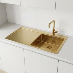 pure-sink-exclusivo-gold-sink-100x52-cm-draining-board